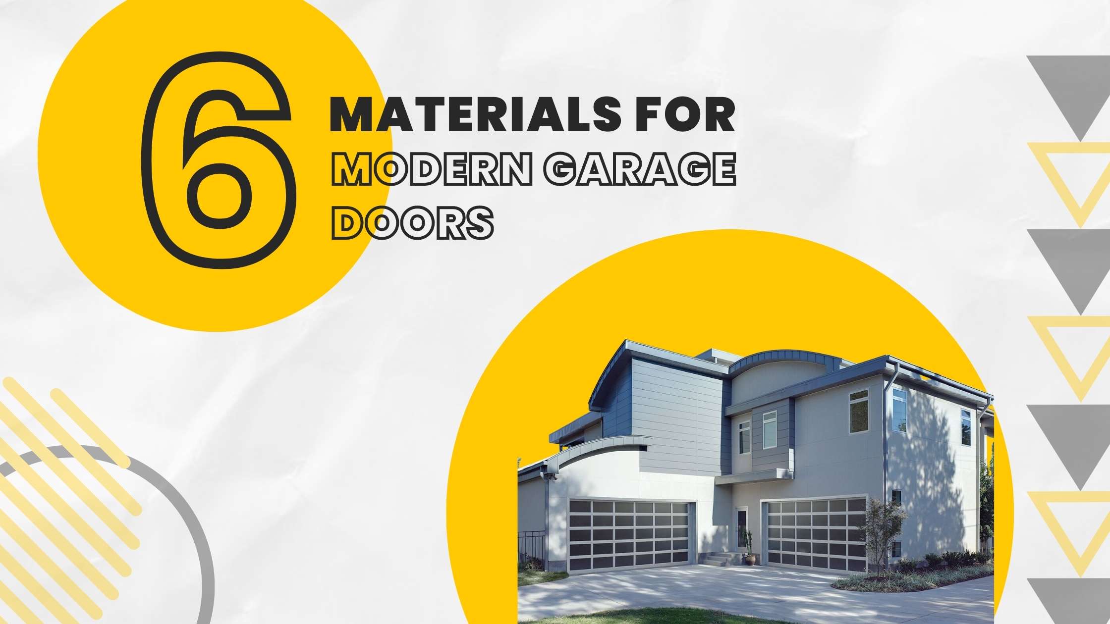 6 Materials for Modern Garage Doors Right Way Blog Right Way Garage