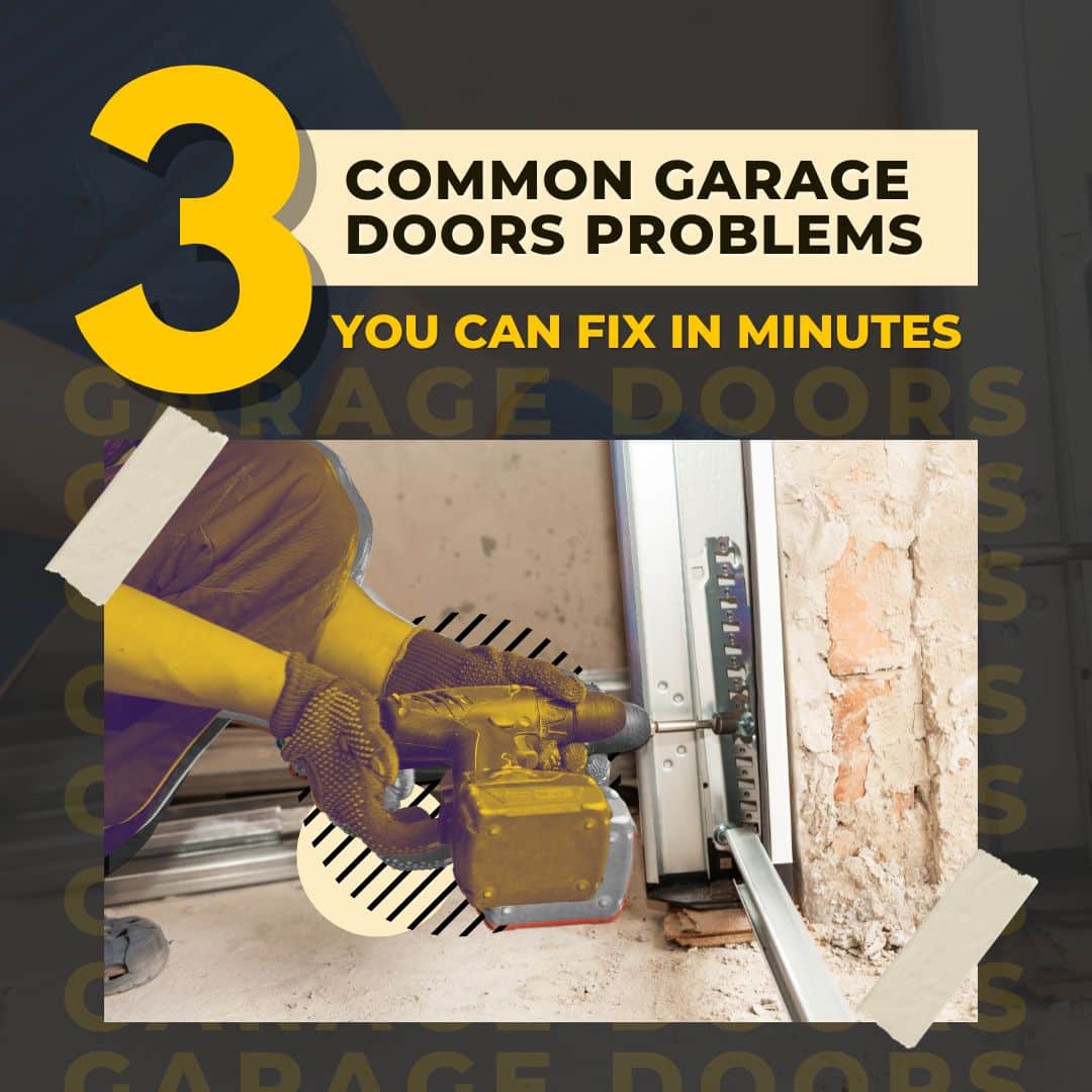 3 Common Garage Door Problems You Can Fix in Minutes Right Way Blog