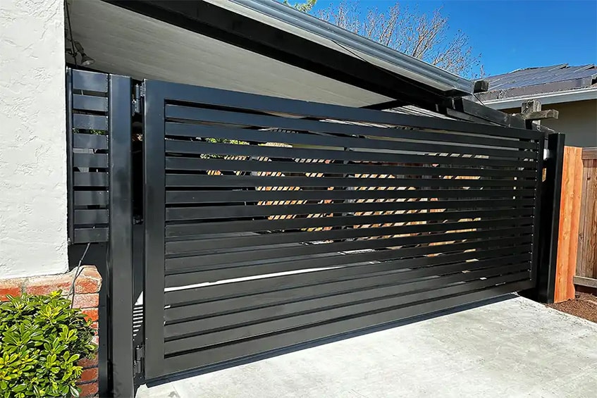 Residential gate installation in Santa Rosa, CA